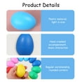 thumbnail image 4 of 12 Pieces Egg Shakers Musical Instruments Percussion Egg for Kids Toys Plastic Easter Egg Shaker for Learning DIY Painting, Classroom Music, Rhythm, 6 Colors, 4 of 6