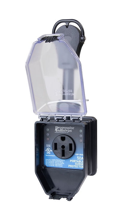 Progressive Industries SSP50X 50A 120/240V Smart RV Surge Protector with Lexan Housing
