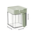 thumbnail image 3 of Giunmcul Glass Spice Jars with Airtight Lids 3.94*3.94in Kitchen Organizer for Herbs Seasonings, 3 of 6