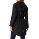 thumbnail image 3 of Abrigo Trench Windbreaker INSPIRE CHIC para mujer, chaqueta impermeable con capucha ligera, color negro, 3 of 6