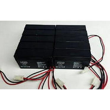 SPS Brand 12V 0.8 Ah Replacement Battery (SG1208P) for Yuasa NPO.8-12 (10 Pack)