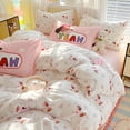 thumbnail image 5 of JOLUSERE 2-Piece Pink White Flowers Dachshund Comforter Twin Set , Soft Pink Dachshund Bedding Set for Kids Adults, 5 of 10
