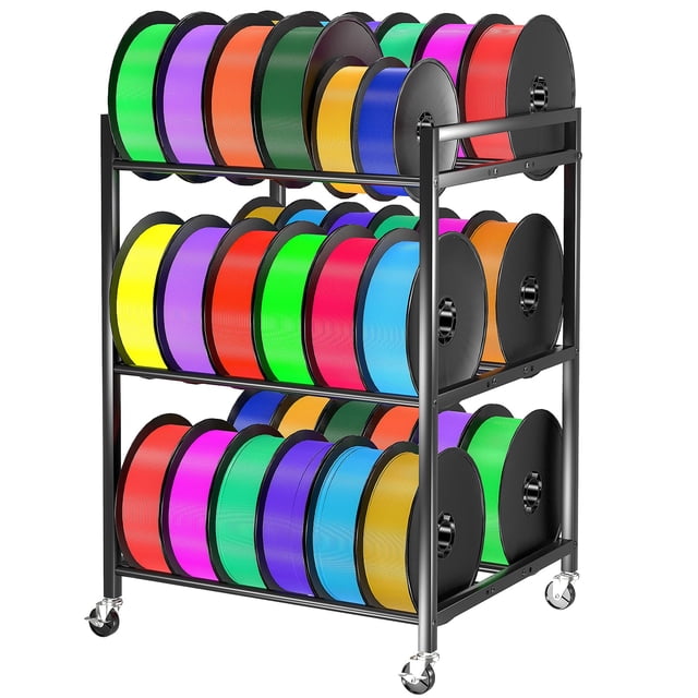 Estante de almacenamiento de filamentos para impresoras 3D Wanyshapy 360 Rolling