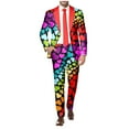 thumbnail image 4 of Suit for Men Mens Warm up Suits Mens Suits Size Mens Fitted Tuxedo Suit Wool Blend Mens Suit Retro Suit Jacket Mens Slim Fit Tuxedo Suits for Men Mens Suit Pants Vest Mens Body Suit Mens, 4 of 5