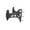 Black, variant on Skull Hooker Small/Medium Game Steel Powder-Coated Dual Shoulder Mount with 8-inch Swing Arm, Brown