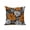 Orange, variant on 1 Pack Outdoor Throw Pillow, Red Black Flowers Waterproof Pillow with Insert Included, Abstract Botanical Floral Textured Plant Decorative Accent Cushion Sofa Pillows for Patio Porch, 16 x 16 In
