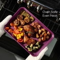 thumbnail image 6 of 3-Piece Baking Pan Set - Bakeware Set, Baking Sheet Set Including 13 Inch 15 Inch 17 Inch Sheet Pan, Cookie Sheet for Baking, Deep Olive Green, 6 of 7