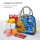 thumbnail image 5 of Disketp Whimsical Sunflowers Night Sky Bolsa Térmica para Almuerzo, Lonchera con Abertura Amplia y Gran Capacidad, Organizador Reutilizable para Mujeres, Hombres y Adultos, 5 of 6