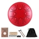 thumbnail image 1 of Lengua De 6 Pulgadas, Instrumento Musical De Percusión De Acero Al Carbono, 44784 Notas, Tambor De Mano Con Cuna Para Dedos, Bolsa De Transporte Tutorial Eigraketly OD009211-00, 1 of 2