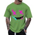 thumbnail image 2 of T Shirts for Men 2026 Summer Casual Short Sleeve Crewneck Ghost Face Graphic Tees Streetwear, 2 of 5