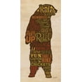 thumbnail image 2 of Rader, Lauren 14x24 Gold Ornate Wood Framed with Double Matting Museum Art Print Titled - Cabin Rules, 2 of 4