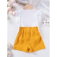 thumbnail image 4 of HWJAD Toddlers and Baby Girls' Love Heart Sleeveless Tank Tops & Shorts Set Cute Summer Outfits, 4 of 9
