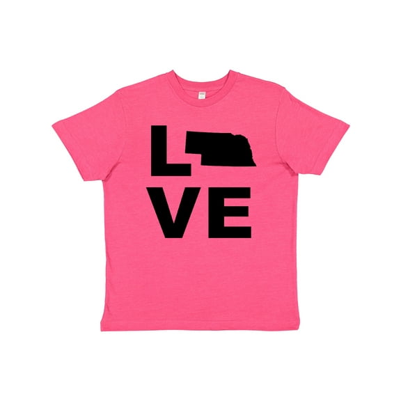 Inktastic Love Nebraska Youth T-Shirt