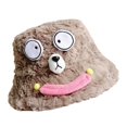 thumbnail image 1 of Sombrero de cubo Yuyangstore a prueba de viento marrón, 1 of 8