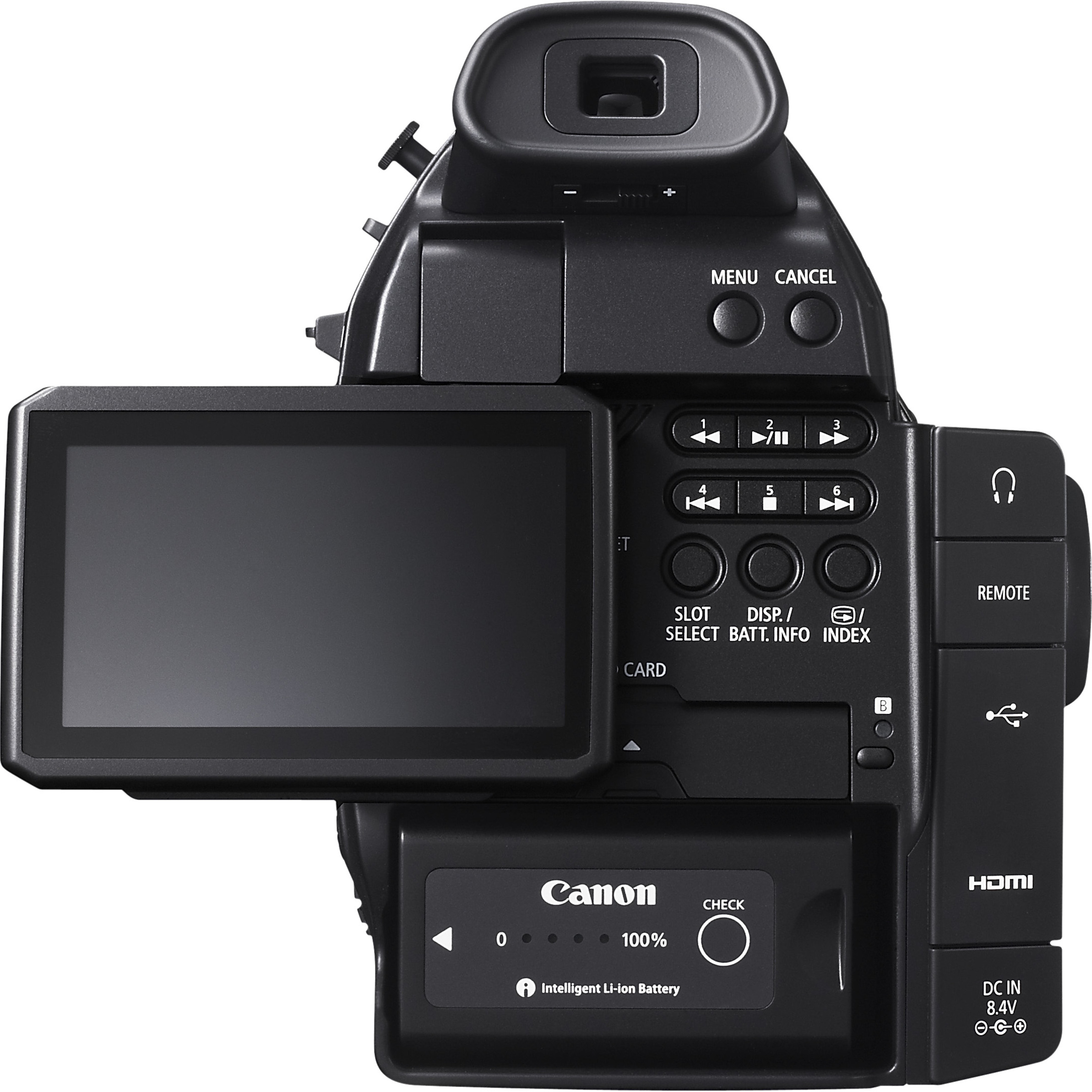 Canon EOS C100 Digital Camcorder, 3.5" LCD Screen, CMOS, Full HD - image 4 of 4