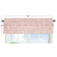 thumbnail image 3 of Harper Blush Pink Semi-Sheer Window Valance by Sweet Jojo Designs, 3 of 4