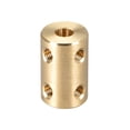thumbnail image 2 of Shaft Coupling Robot Motor Wheel Rigid Coupler Connector Gold Tone, 5mm to 8mm 1, 2 of 3