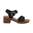 thumbnail image 1 of Zapatilla Mujer VOSSE Tacón Cómodas Abiertas Calor negro 25, 1 of 4