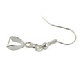 thumbnail image 3 of 20 Joyas de Bronce Pendiente Gancho Alambre Francés Sunnimix Blanco Plateado, 3 of 5