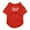Red, variant on Pet Clothes Pug Round Neck T Shirt Comfortable Cute Teddy Small Dog Cat Apparel for Stylish