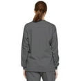 thumbnail image 5 of Dickies EDS Signature Medical Scrubs Warm Up Jacket for Women Snap Front Plus Size 86306, 5 of 8