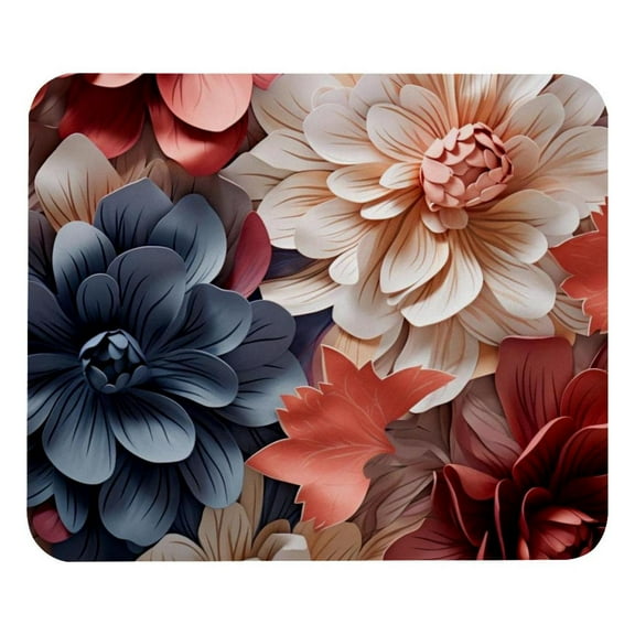 Mouse Pad, Anti-Slip Rubber Mouse-pad for Gaming Office Laptop Computer Men Women Kids, Cute Custom Pattern Mouse Mat, Flower Petal Design