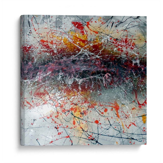 Cuadro decorativo - Nacimiento de volcán, Carlos Pixley 80x80 Canvas Lab Abstracto,