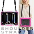 thumbnail image 7 of for iPad Pro 13 inch Case (M4 2024/M5 2025), 360 Rotating Shockproof Cover with Stand, Handle, Shoulder Strap, Rose, 7 of 7