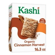 Kashi Cold Breakfast Cereal, Vegan, Organic Fiber Cereal, Cinnamon Harvest, 16.3Oz Box (1 Box)