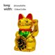 thumbnail image 2 of Bewildely Gato que agita la suerte decoración hogar riqueza tienda llamando estatuilla dorada esculpir regalos de la fortuna brazo restaurante Decoración del hogar Oro ocho, 2 of 6