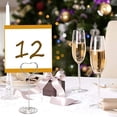 thumbnail image 2 of 3.5 Inch Table Number Holder Set of 10 Place Card Holders Table Number Holders Wedding Card Holder Table Number Stand Table Photo Holders (3.5-Inch, Set of 10), 2 of 6