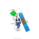 thumbnail image 3 of 3 uds estilo chino Tigre zorro gato pareja llave coche bolsa pequeño regalo llavero colgante, 3 of 3