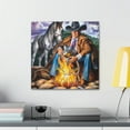 thumbnail image 4 of Campfire at Dusk - Canvas, 4 of 10