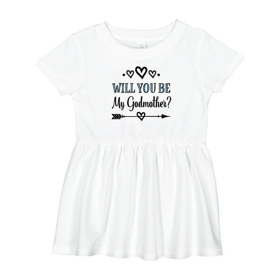 Inktastic Godmother Proposal Girls Baby Dress