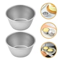 thumbnail image 4 of MRLESS Set of 2 Round Nonstick Baking Molds for Tarts, Muffins, Cakes, Desserts & Reusable Pudding Cups for Home Baking, 4 of 9