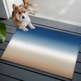 thumbnail image 3 of Area Rug 2x3ft Blue to Brown Gradient Ombre Area Rugs Washable Low Pile Floor Carpet for Bedroom, Watercolor Abstract Art Non Slip Soft Rugs for Living Room Entryway Dining Room, 3 of 9