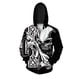 thumbnail image 4 of Sudadera con capucha informal de otoño para hombre, sudadera con cremallera, sudadera moderna y versátil, sudadera con capucha de calavera, sudadera con capucha holgada gótica, ropa Ma, 4 of 5