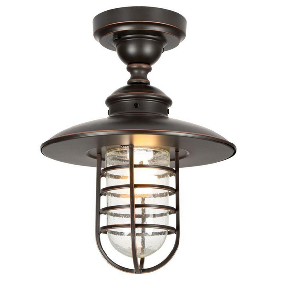 Hampton Bay Outdoor Hanging Light Dual Purpose Lighting Pendant Lantern Fixture