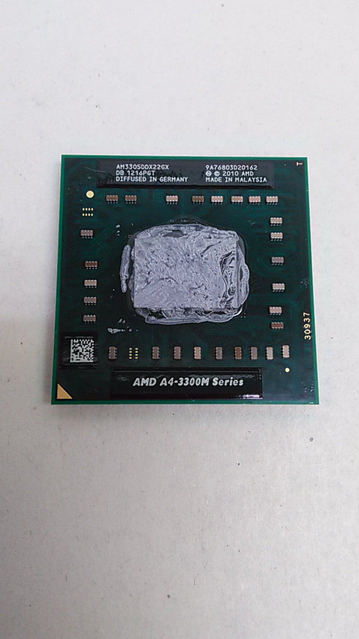 Refurbished AMD A4-3305M Socket FS1 1.9GHz Laptop CPU - AM3305DDX22GX