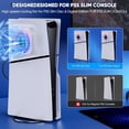 thumbnail image 4 of AARONMEI RGB Cooling Fan Plate Cover USB3.0 Hub PS5 Slim Digital Disc Edition, 4 of 7