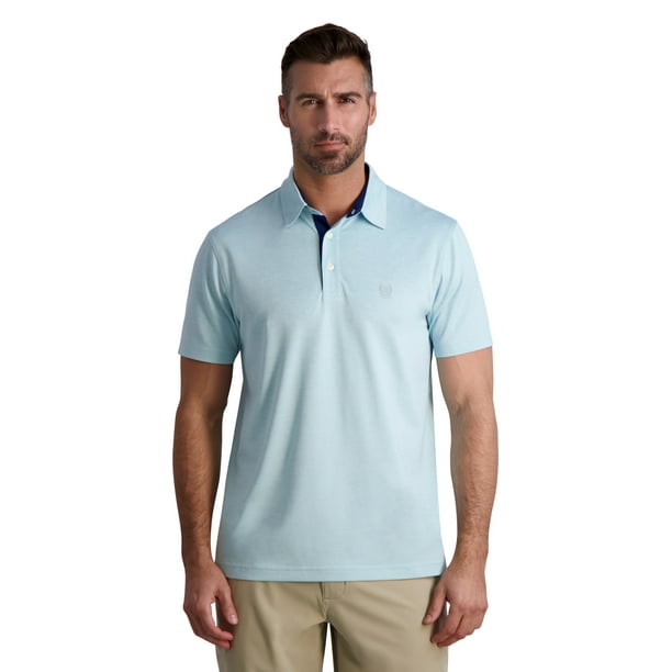 Chaps Men's Spacedye Jersey Golf Polo Shirt, Sizes S-3XL - Walmart.com