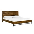 thumbnail image 2 of Armen Living Cusco 3-Piece Modern Wood Queen Bedroom Set in Brown/Black, 2 of 3