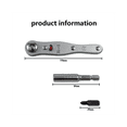 thumbnail image 1 of 12 Pcs Ensemble de Tournevis à Cliquet Bidirectionnel Portable Outils à Main à Cliquet Multi-Tournevis Portables, 1 of 5