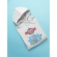 thumbnail image 3 of Cute Monkey "its A Boy" Hoodie Women -Image by Shutterstock, Female Medium, 3 of 4