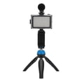 thumbnail image 4 of Peahefy Mobile Video Shooting Kit,Portable Live Video Shooting Kit Mobile Phone Photography Set With Fill Light Microphone Tripod Phone Holder,Mobile Phone Photography Set, 4 of 8