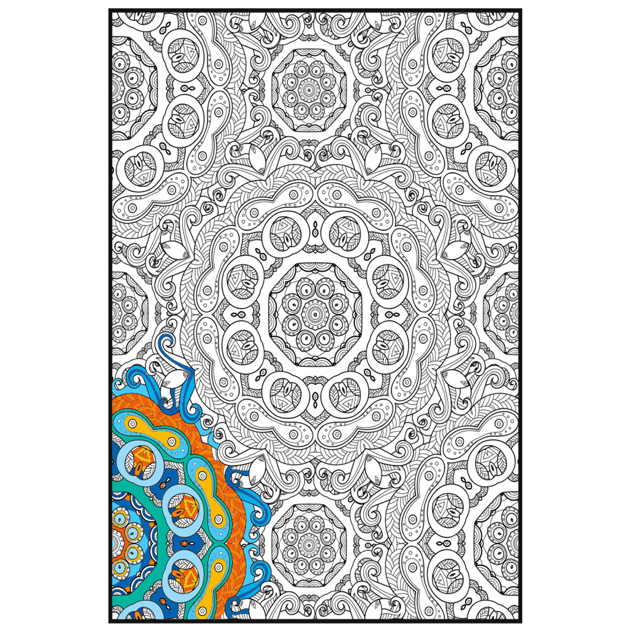 Joy Of Coloring  Adult Coloring  Poster  24 X36 1 Pkg 