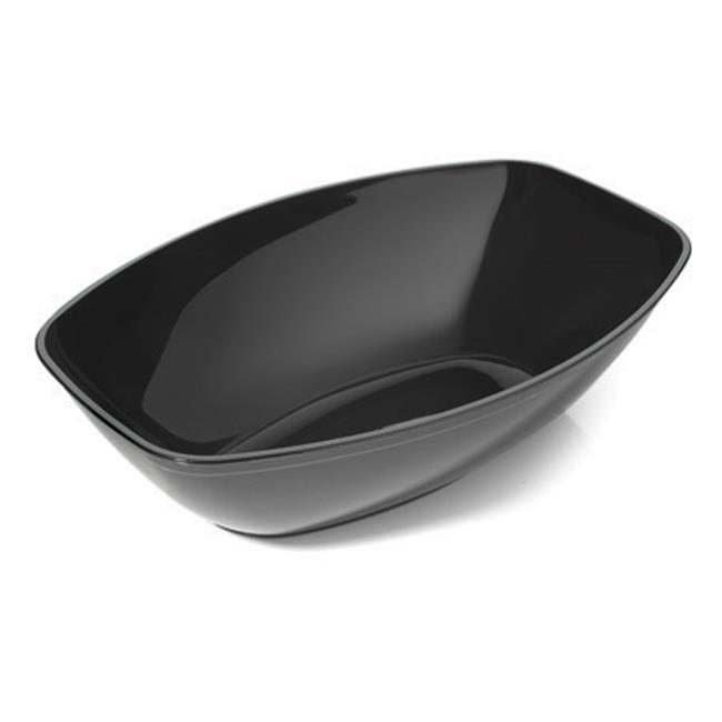 Fineline Settings 3501WH Platter Pleasers White Oval Salad Bowl