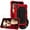Red+Black, variant on SOATUTO Case for Nokia T10 Tablet Case Heavy Duty for Nokia T10 8 inch 2022 Tablet Shock Resistant Rugged Hybrid Kids Friendly Cover Built-in Hand Free Kickstand Shoulder Strap - Black+Black