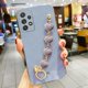 thumbnail image 3 of Love Heart Plush Bracelet Case For Samsung Galaxy A14 A15 A24 A25 A34 A54 A04S A05 A13 A23 A32 A52 Chain Plating Silicone Cover, 3 of 5