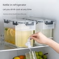 thumbnail image 5 of 3.5L Food-Grade Plastic Beverage Dispenser with Integrated Tap - Lightweight Large Capacity Cold Water/Ice/Juice Storage Container for Home, Office, Restaurants & Parties (Moonlight White), 5 of 5